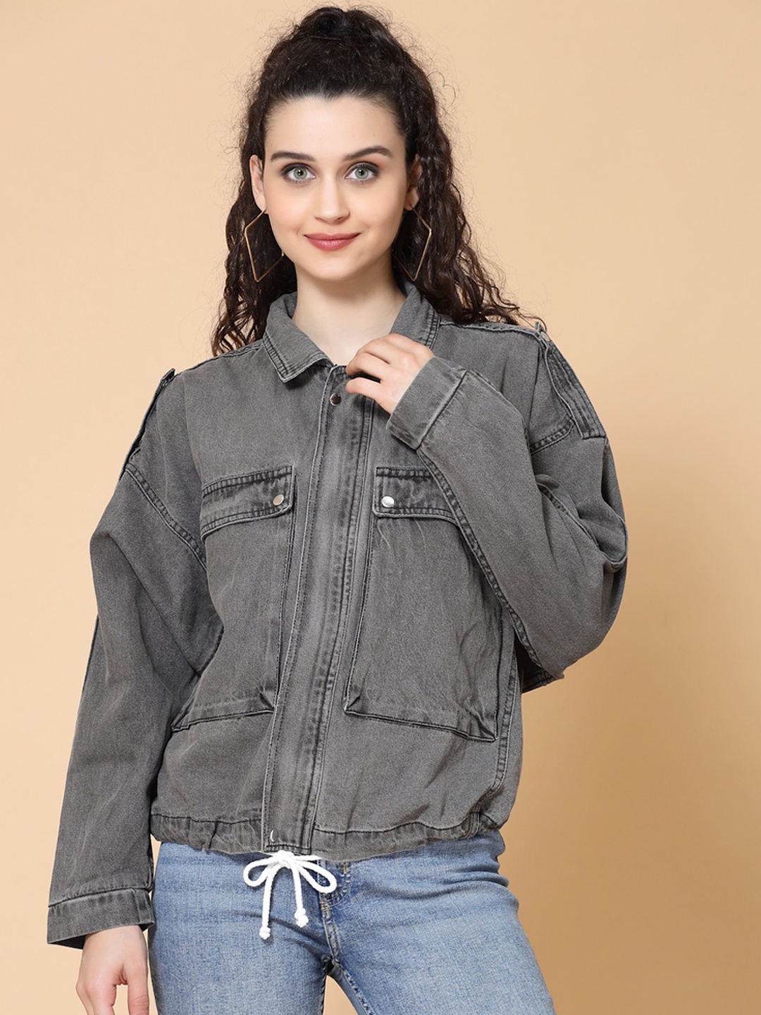 

HOUSE OF KKARMA Women Black Tailored Jacket