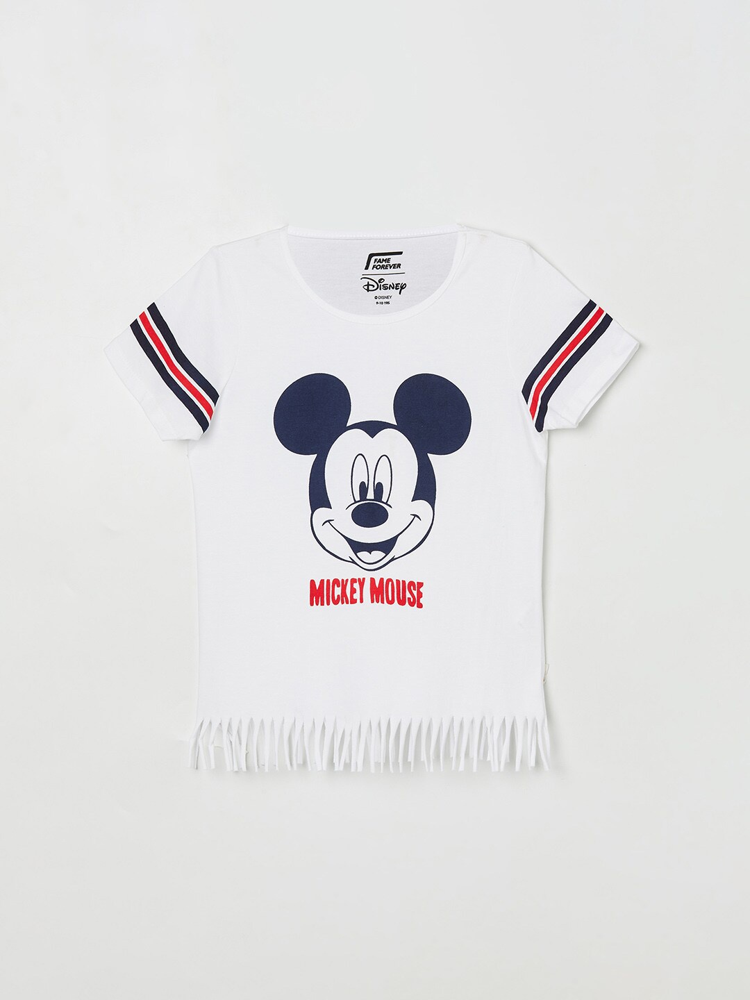 

Fame Forever by Lifestyle Cotton Print Top, White