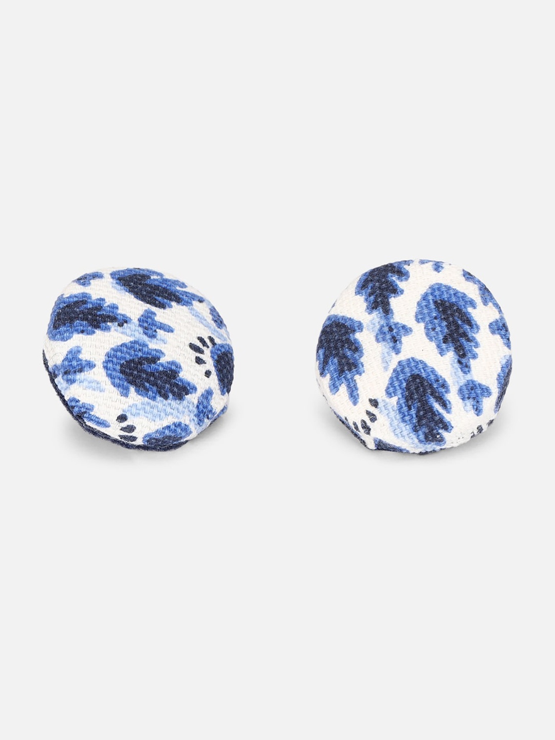 

FOREVER 21 Floral Studs Earrings, Blue