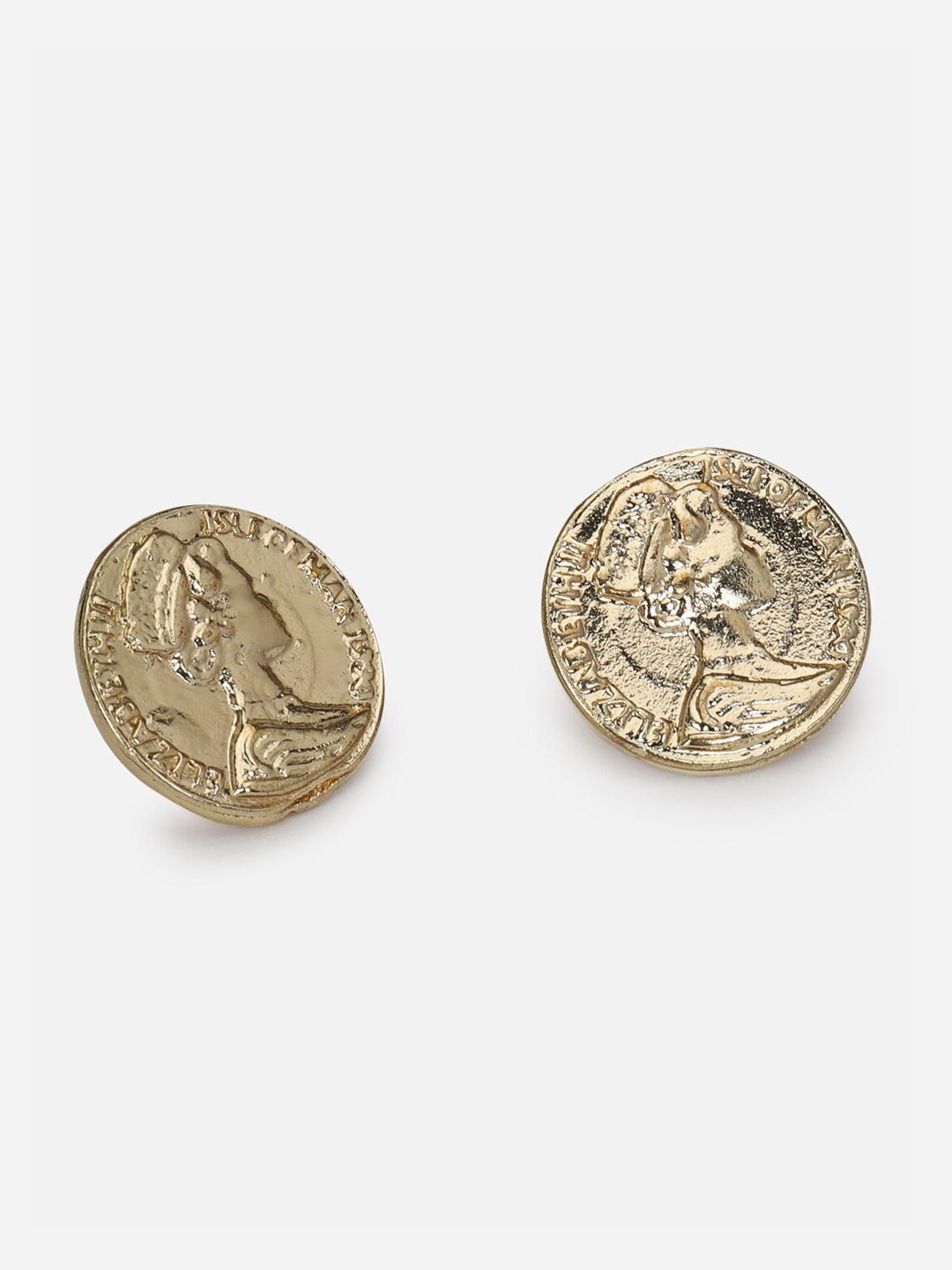 

FOREVER 21 Gold-Toned Contemporary Studs Earrings