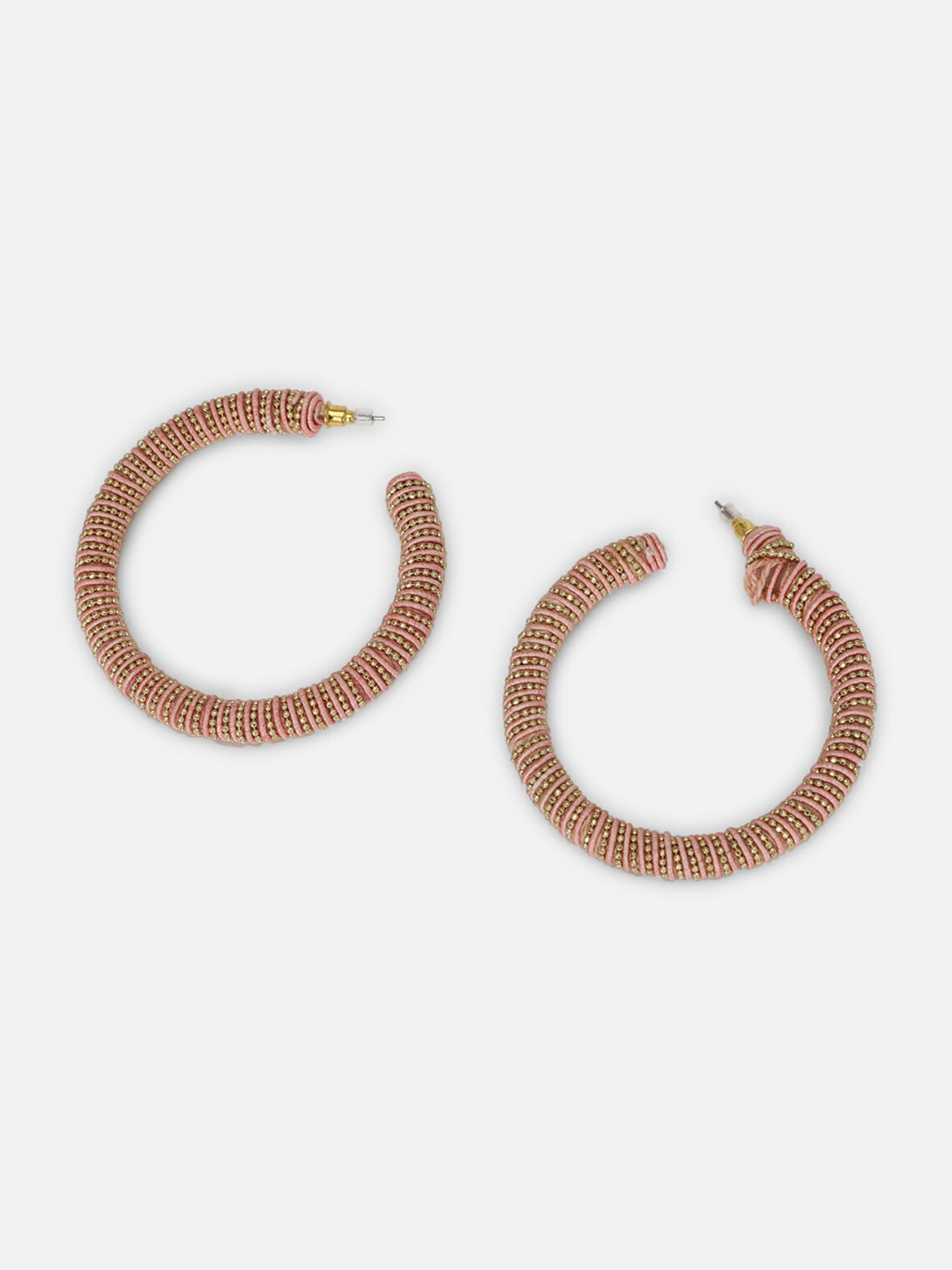 

FOREVER 21 Brown Contemporary Hoop Earrings