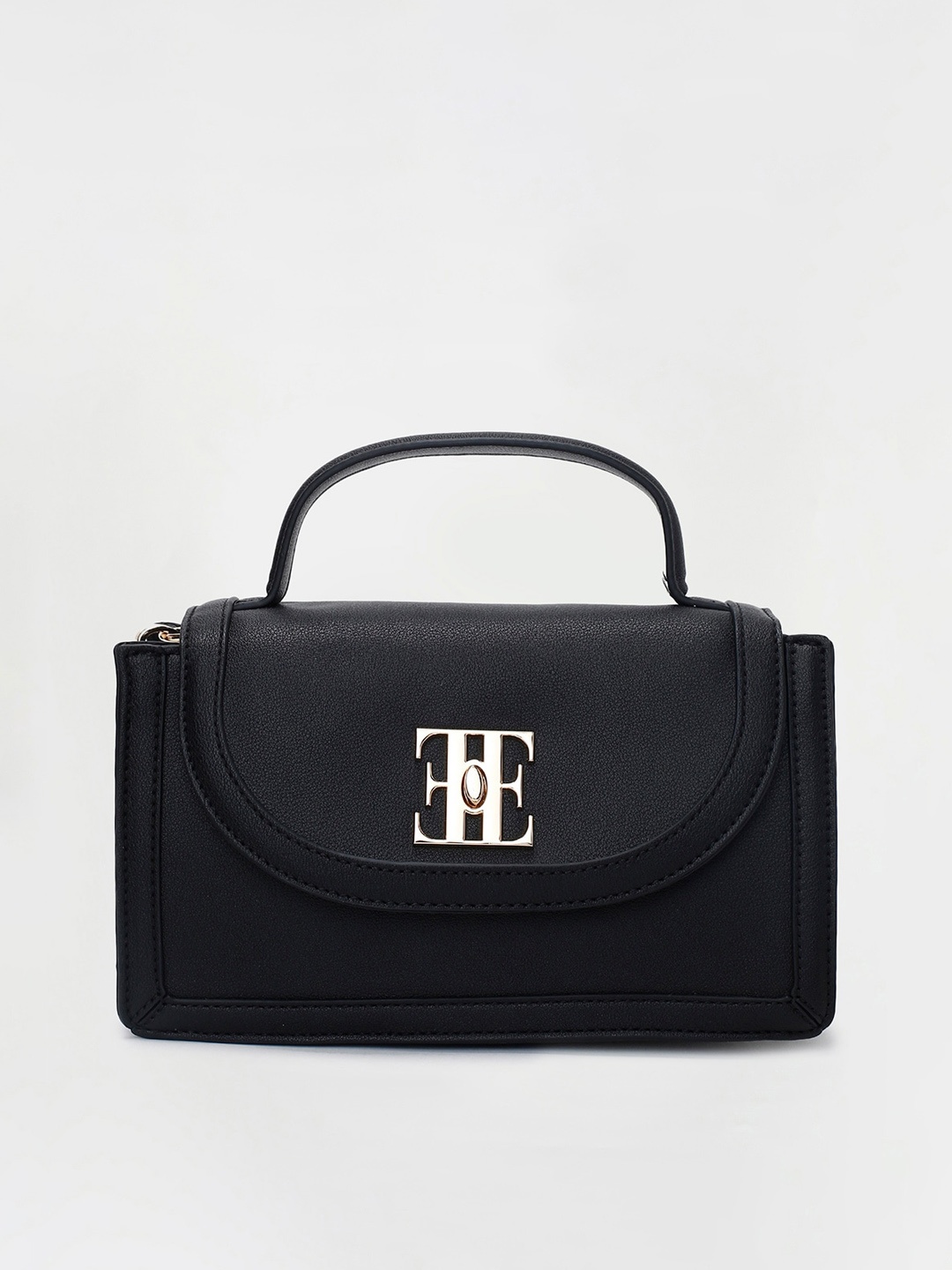 

ELLE Women Structured Satchel, Black