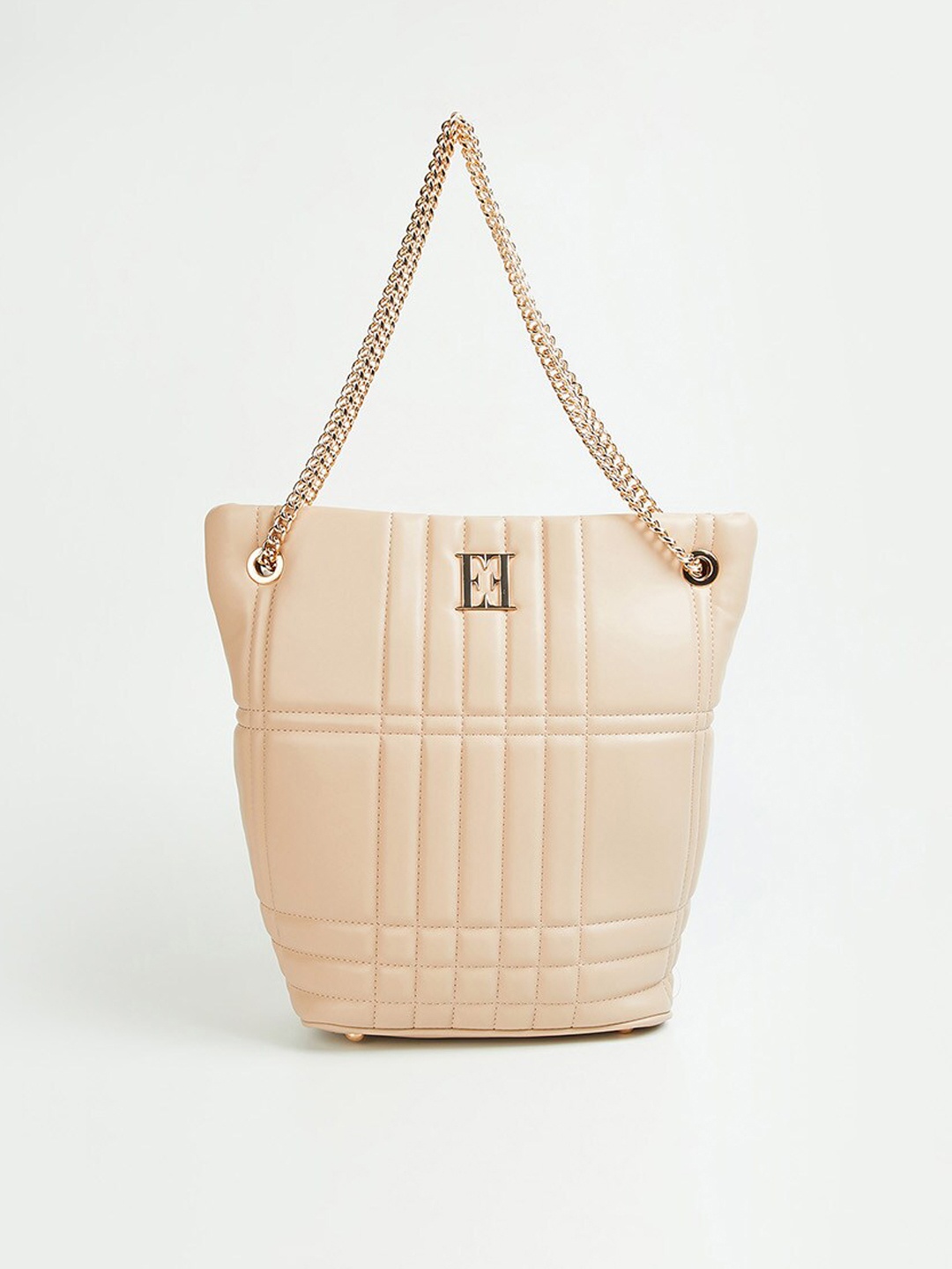 

ELLE Pink Structured Shoulder Bag