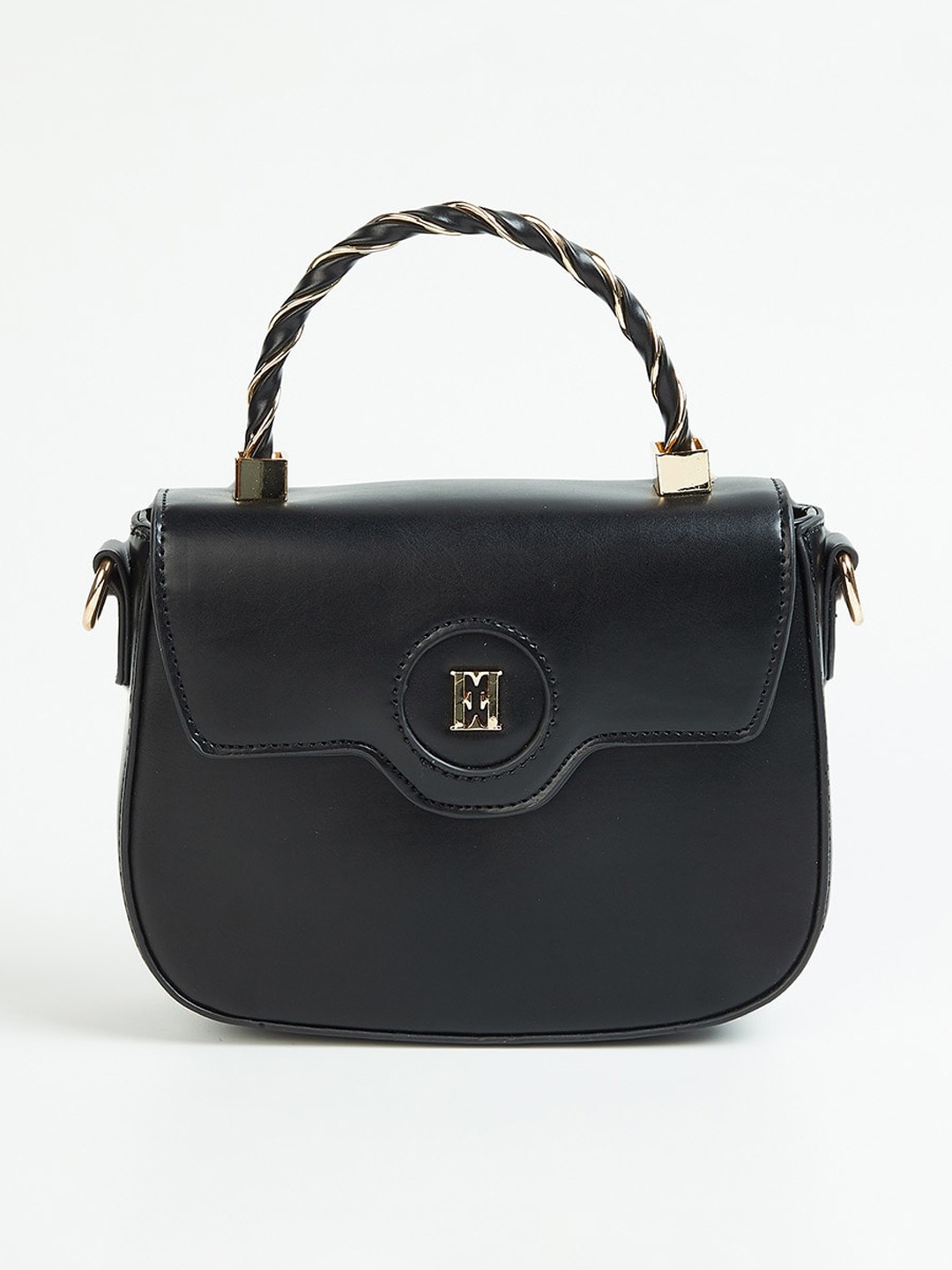 

ELLE Structured Satchel, Black