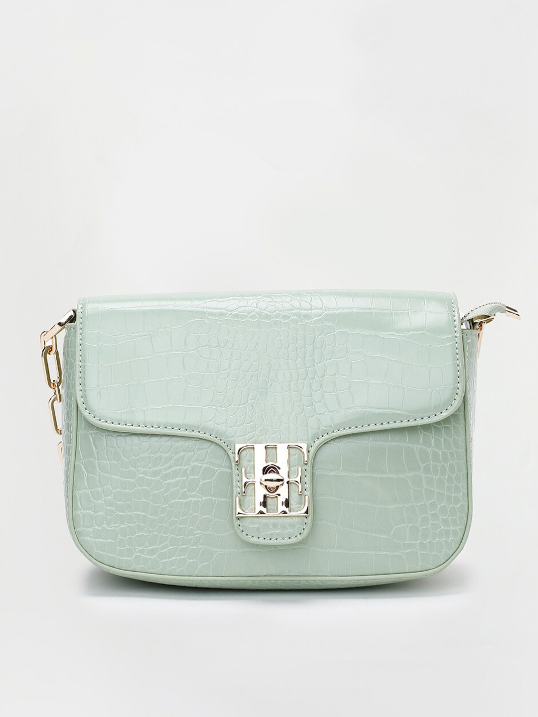 

ELLE Textured Structured Sling Bag, Blue