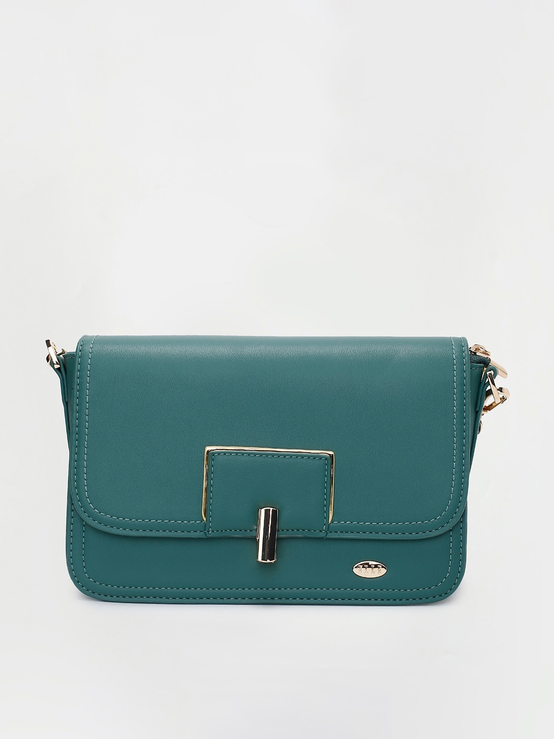 

ELLE Green Structured Sling Bag