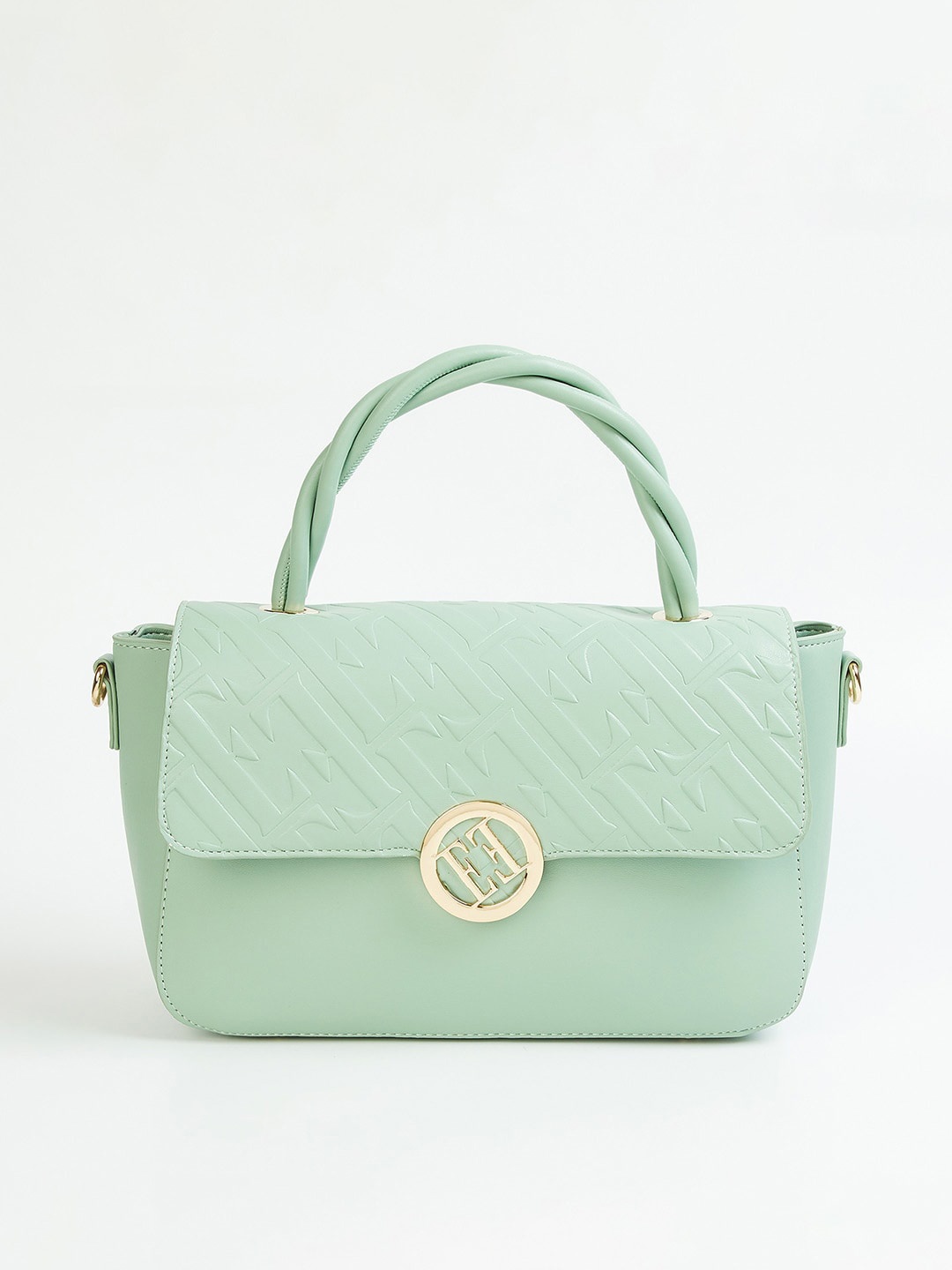 

ELLE Structured Handheld Bag, Green