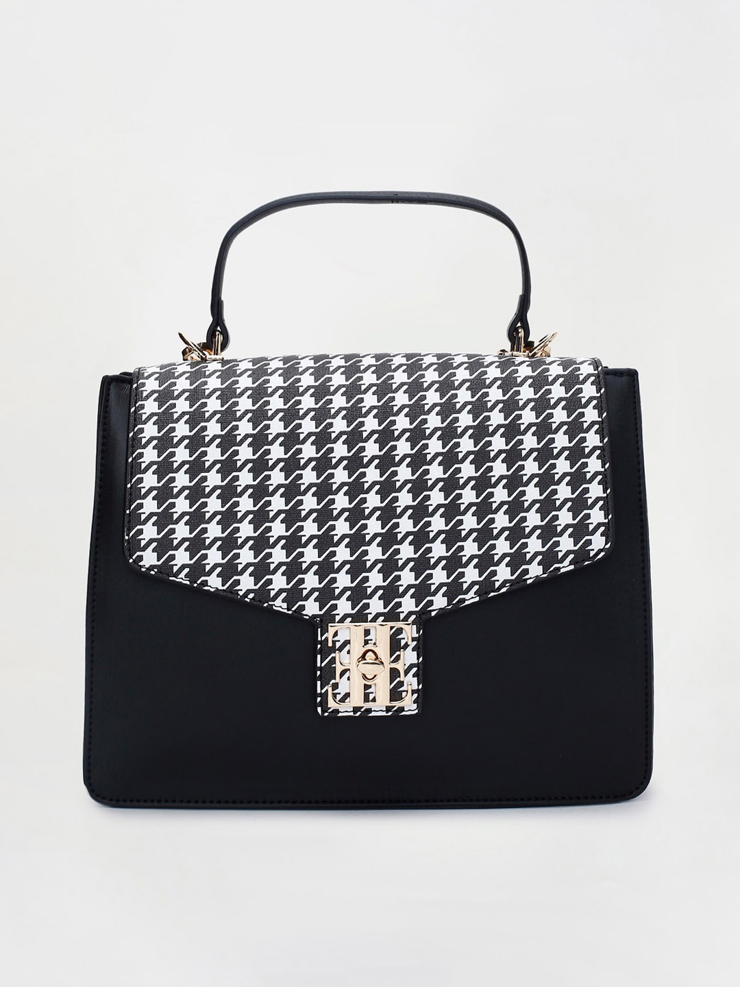 

ELLE Structured Satchel, Black