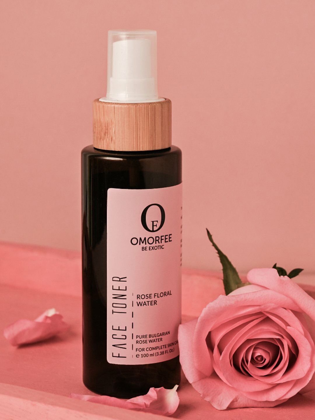 

OMORFEE Be Exotic Bulgarian Rose Floral Water Toner - 100 ml, Transparent