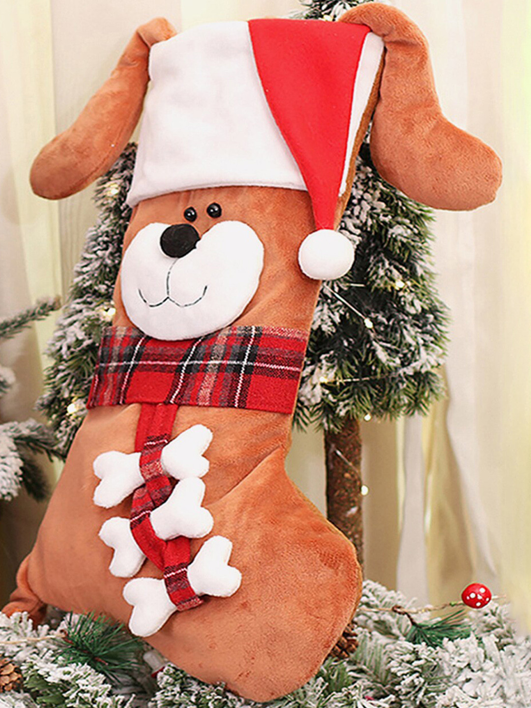

Little Surprise Box LLP Brown Woof Woof Christmas Stockings