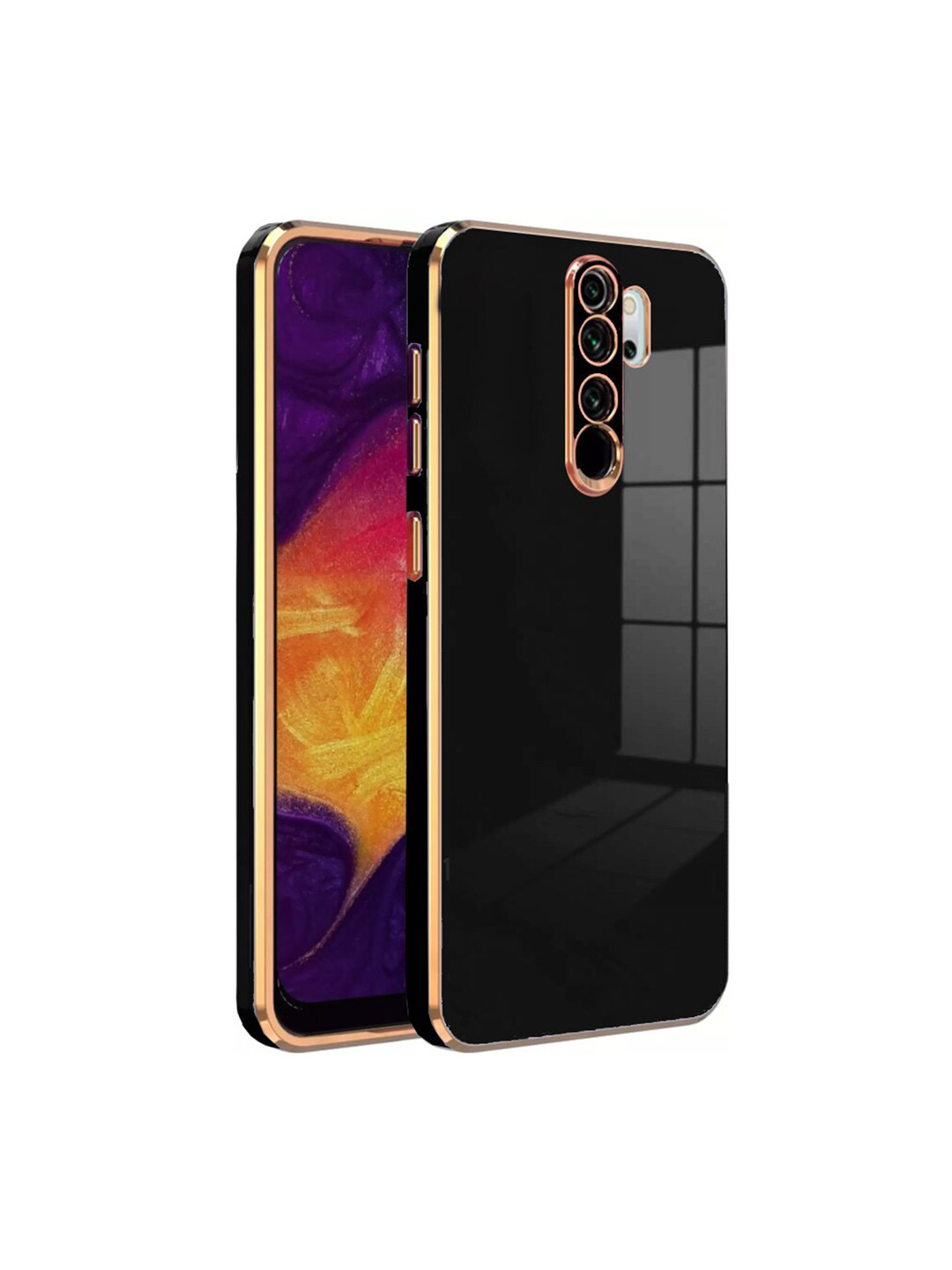 

Karwan Redmi Note 8 Pro 6D Phone Back Cover, Black