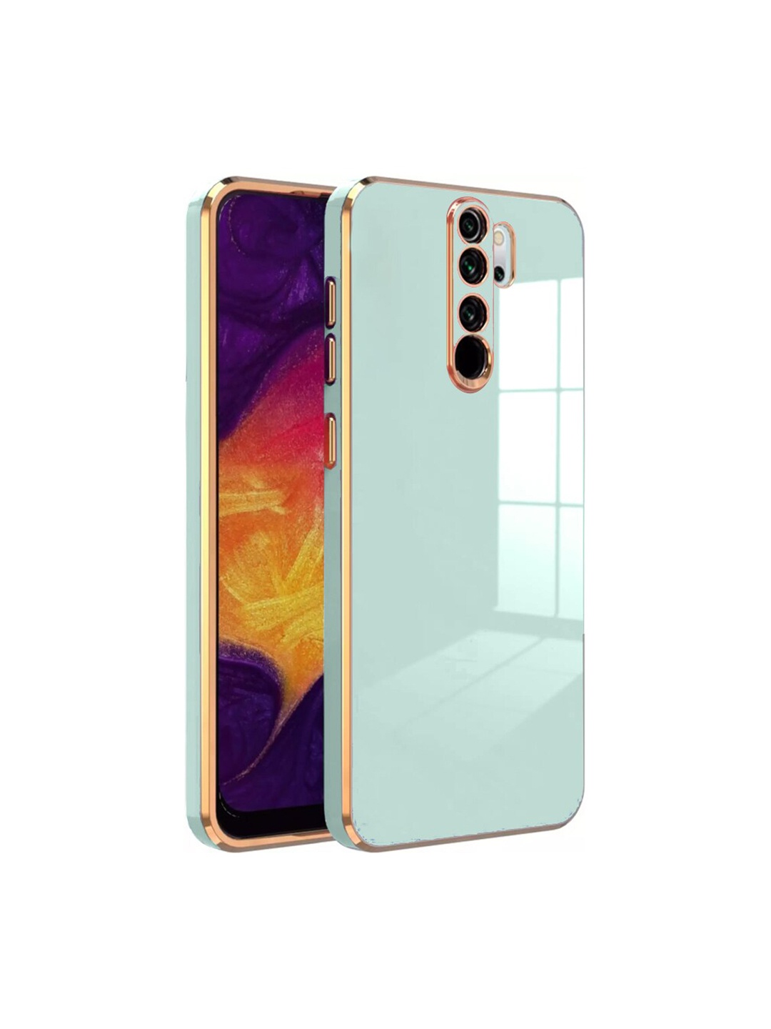 

Karwan Redmi Note 8 Pro 6D Phone Back Cover, Green