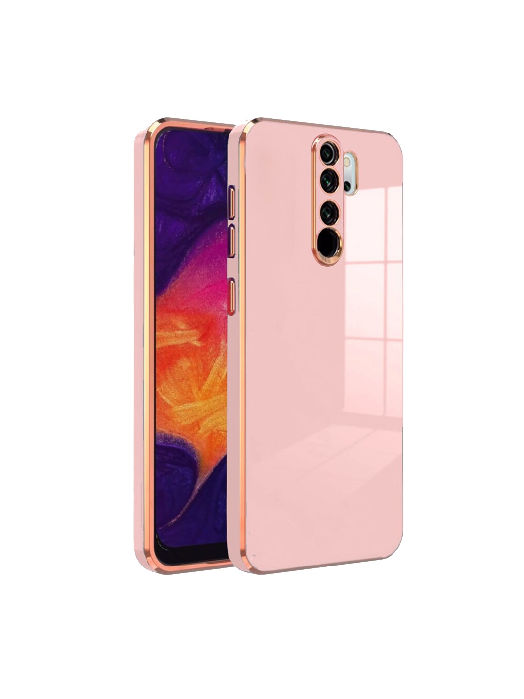 

Karwan Redmi Note 8 Pro Phone Back Case, Pink