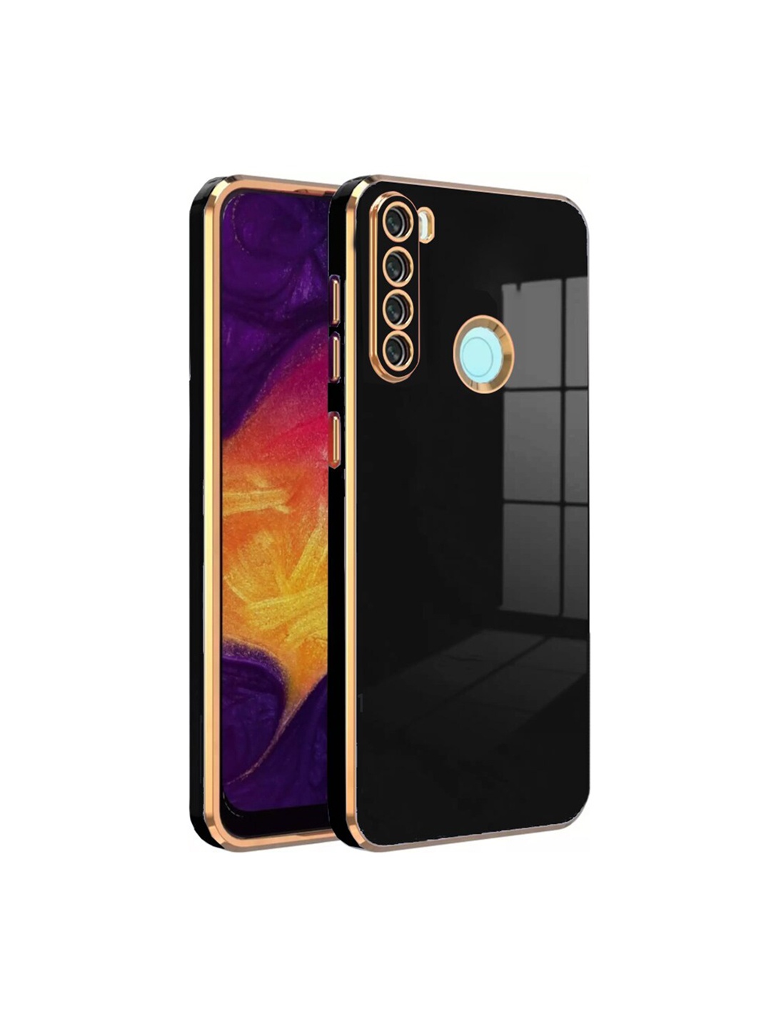 

Karwan Redmi Note 8 Phone 6D Back Cover, Black