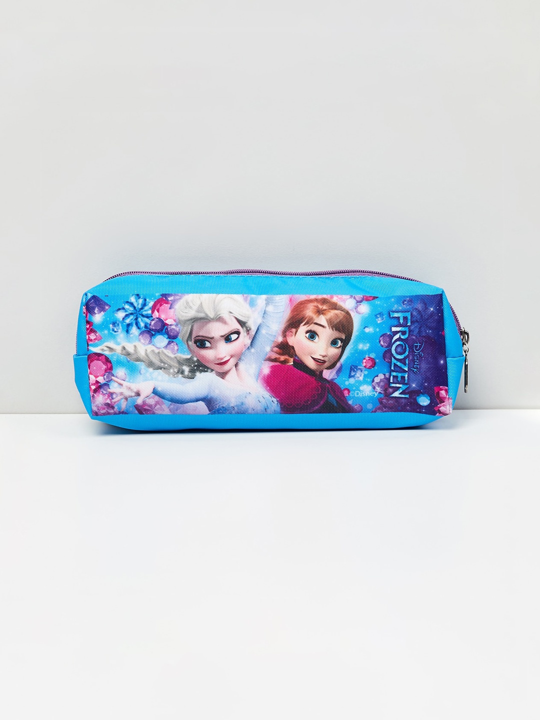 

max Girls Frozen Printed Zip-Closure Pouch, Blue