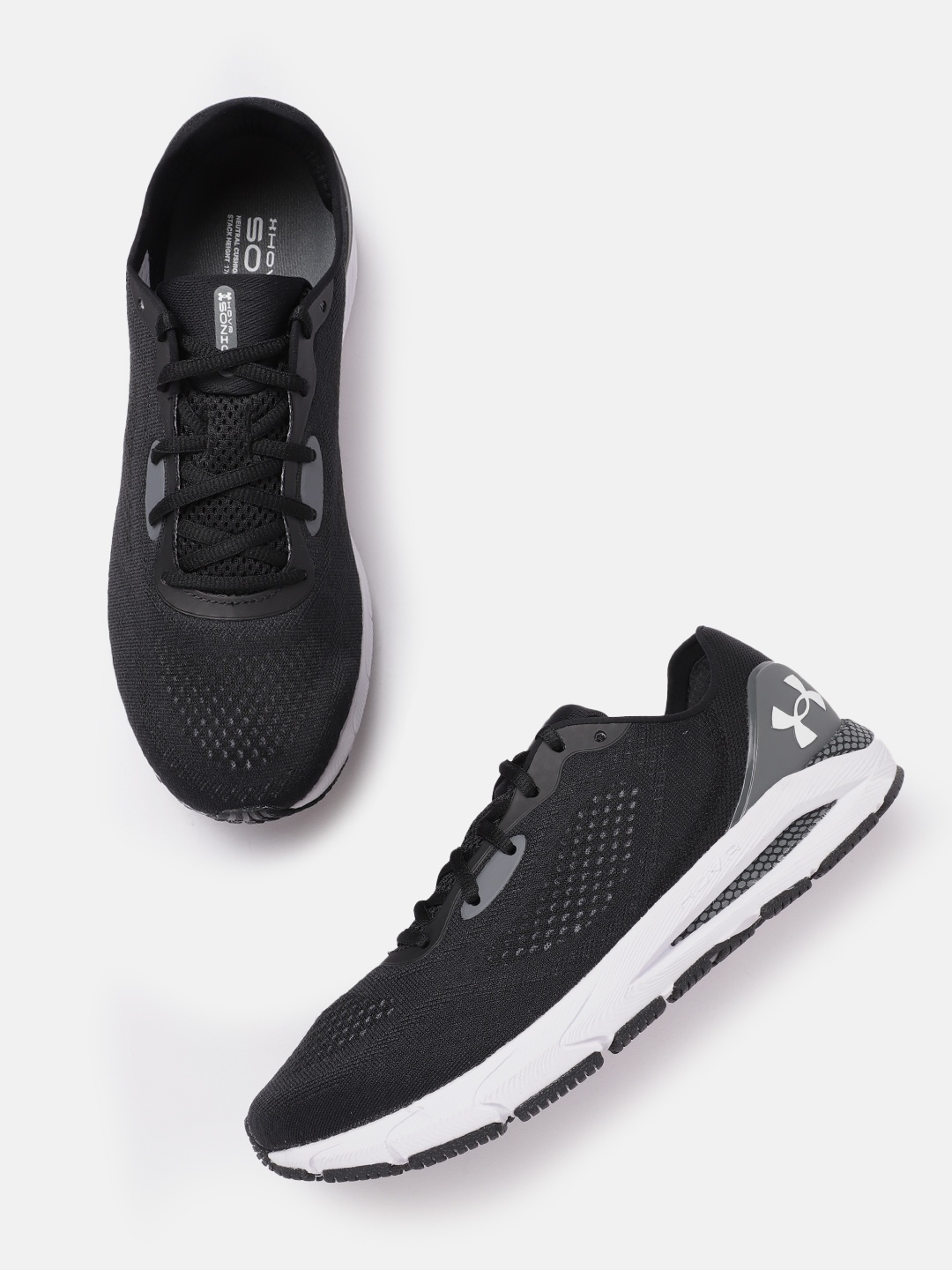 

UNDER ARMOUR Men UA Hovr Sonic 5 Running Shoes, Black
