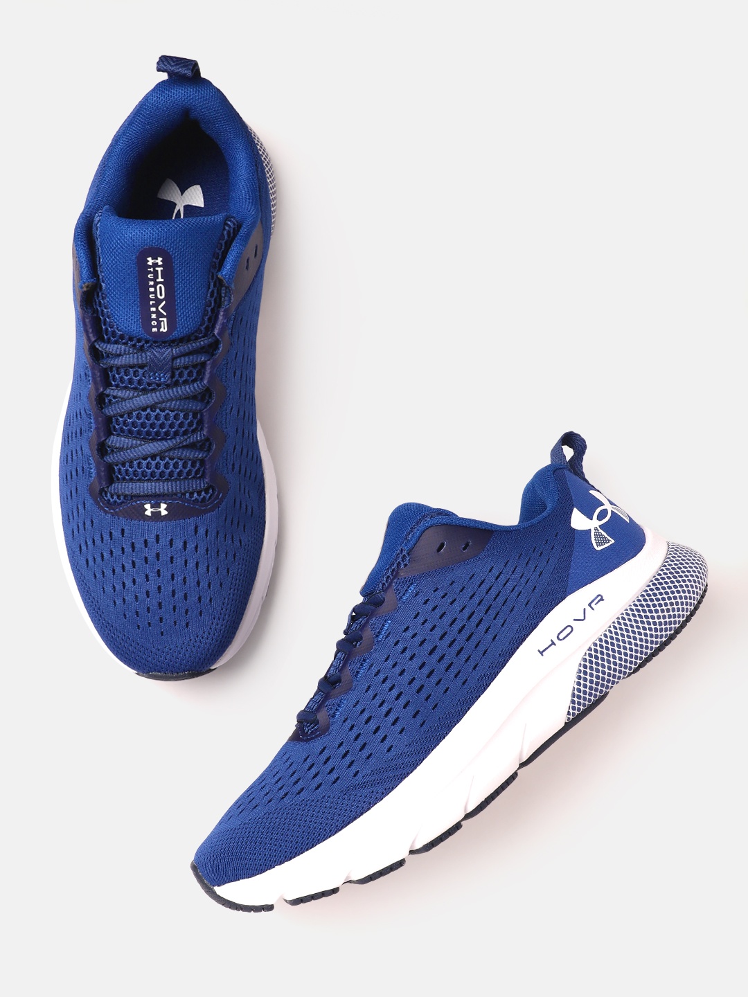 

UNDER ARMOUR Men Woven Design UA HOVR Turbulence Running Shoes, Blue