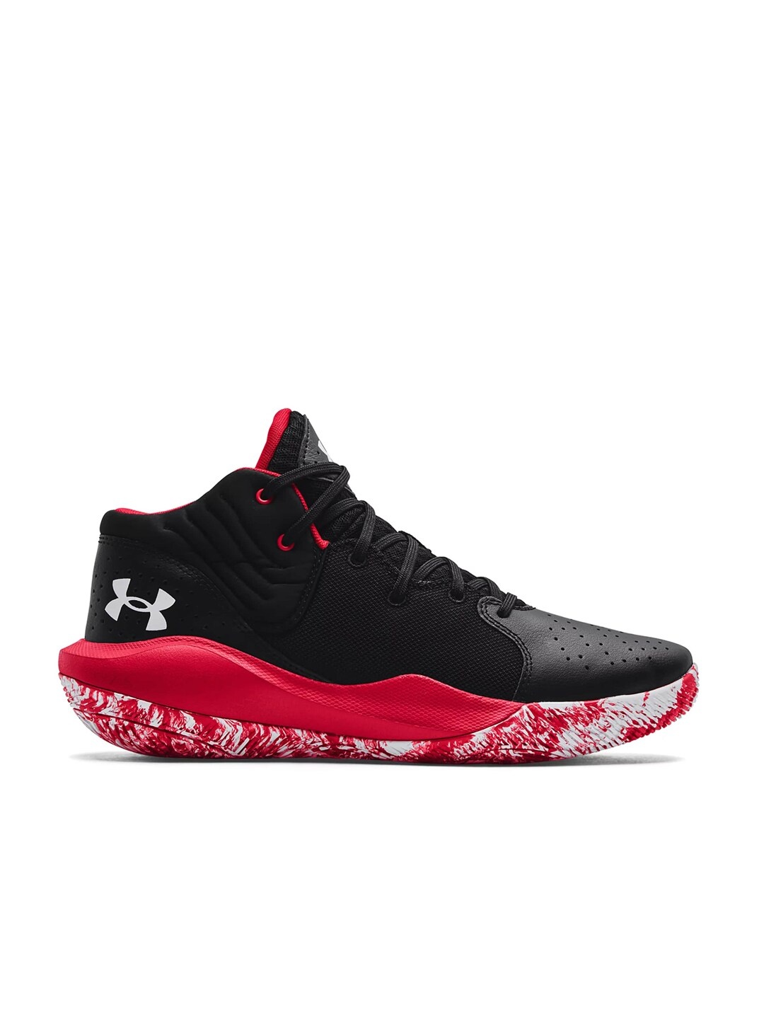 

UNDER ARMOUR Unisex Perforated Detail Jet '21 Basketball Shoes, Black