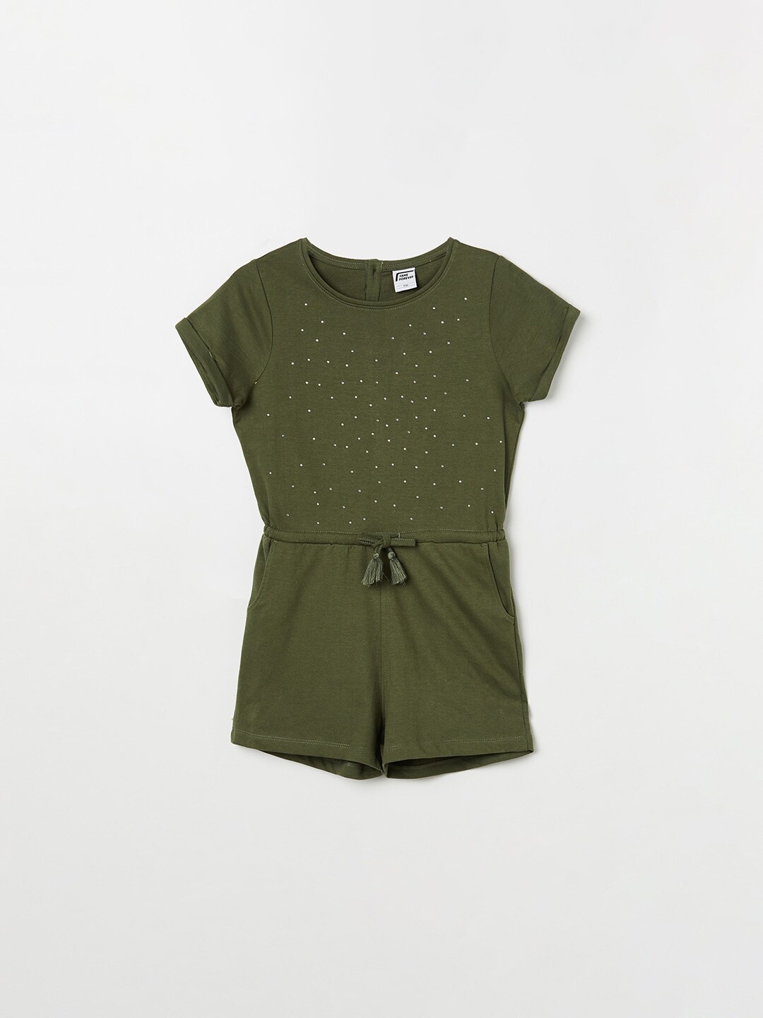 

Fame Forever by Lifestyle Girls Jumpsuit, Olive