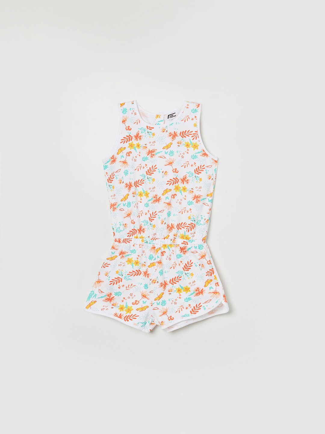 

Fame Forever by Lifestyle Girls Printed Jumpsuit, White