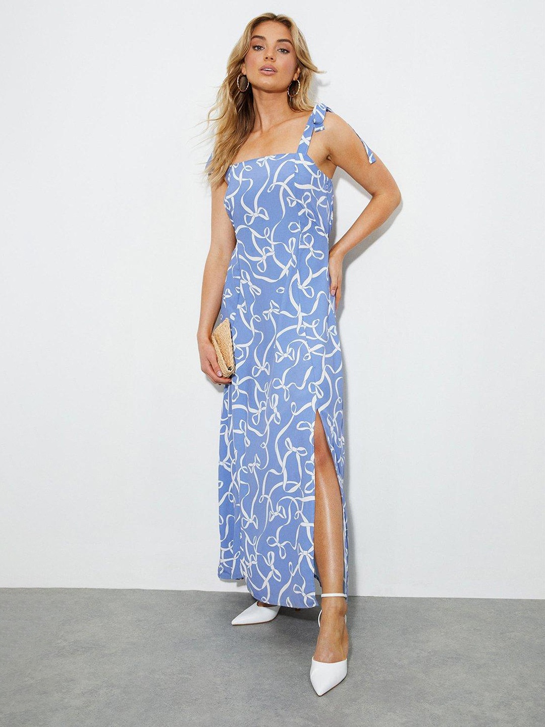 

DOROTHY PERKINS Abstract Print Maxi Dress, Blue