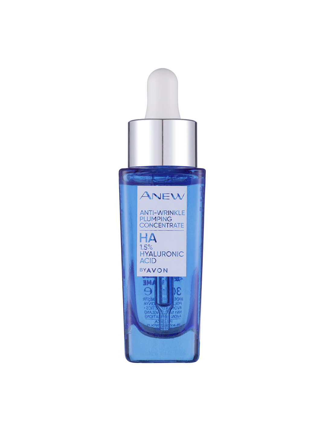 

Avon Anew Anti-Wrinkle Plumping Concentrate Face Serum with Hyaluronic Acid - 30 ml, Blue