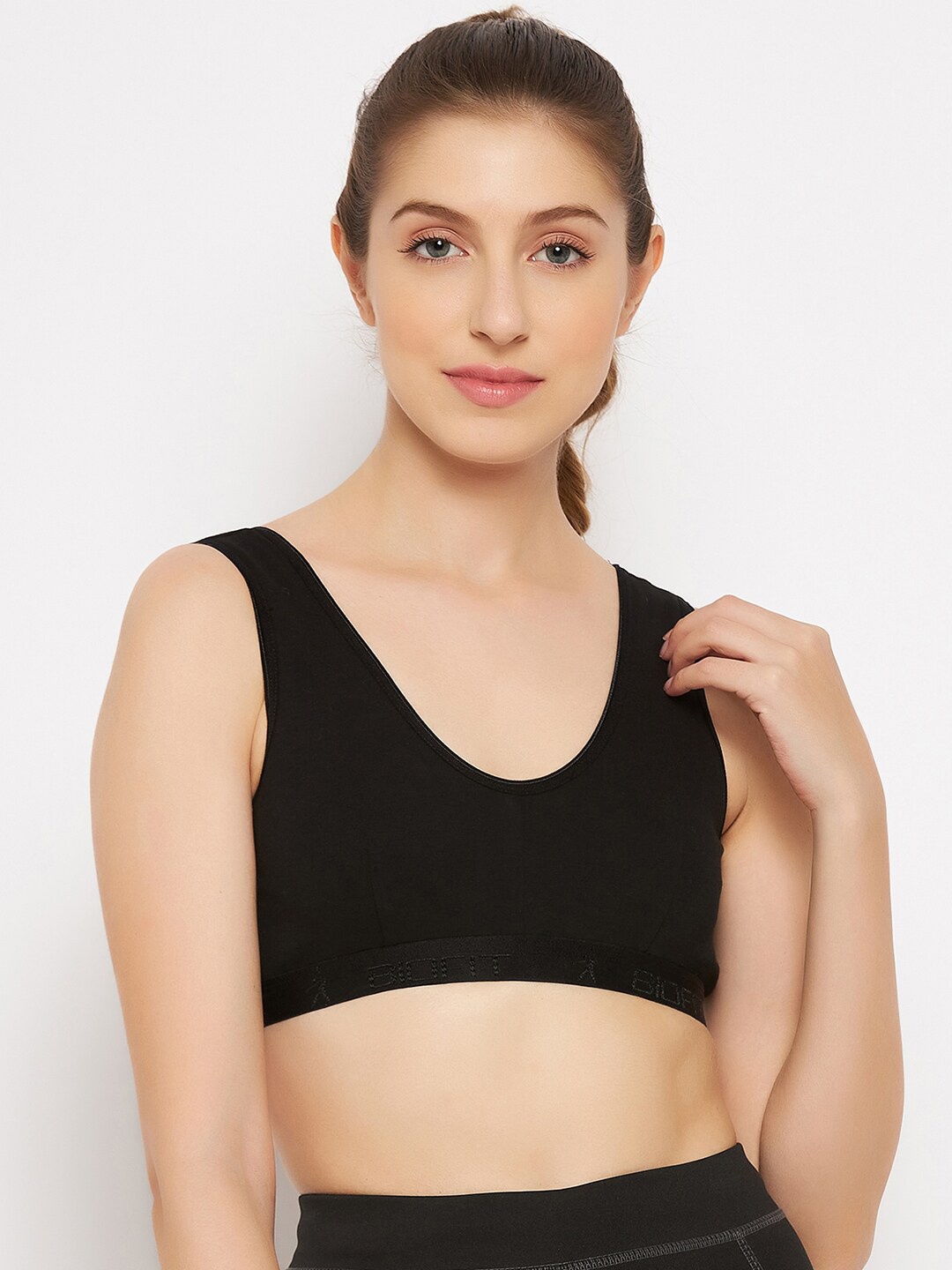 

Camey Black Non Wired Non Padded Full Coverage Bra