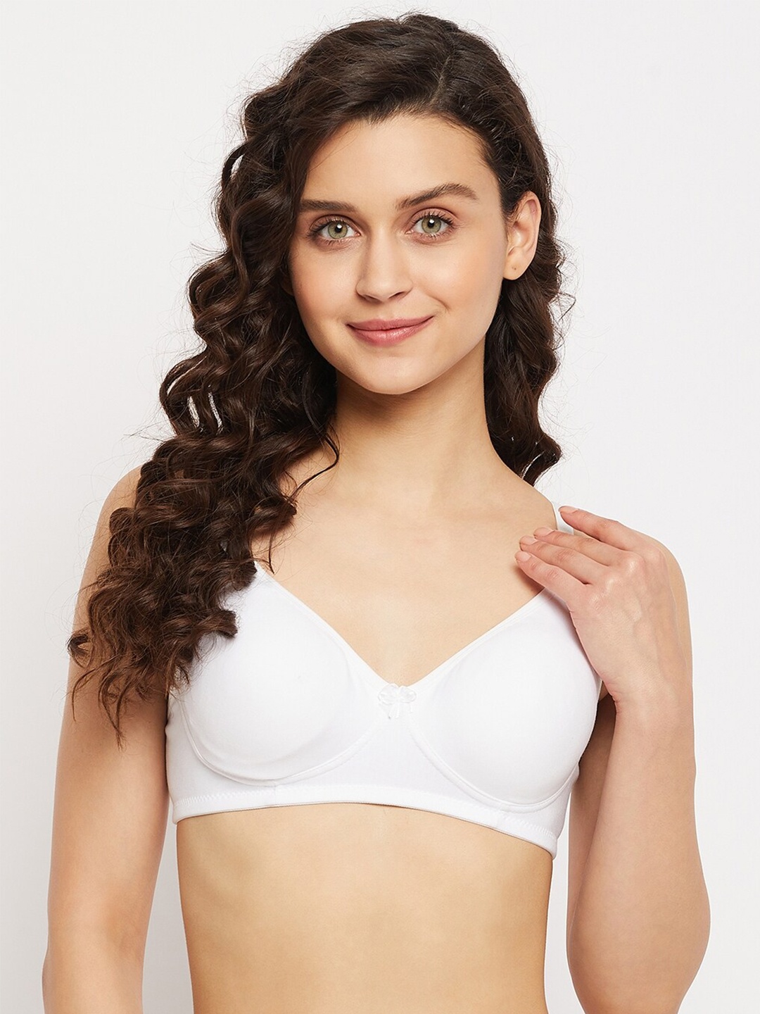 

Camey White Non Wired Non Padded Full Coverage Bra