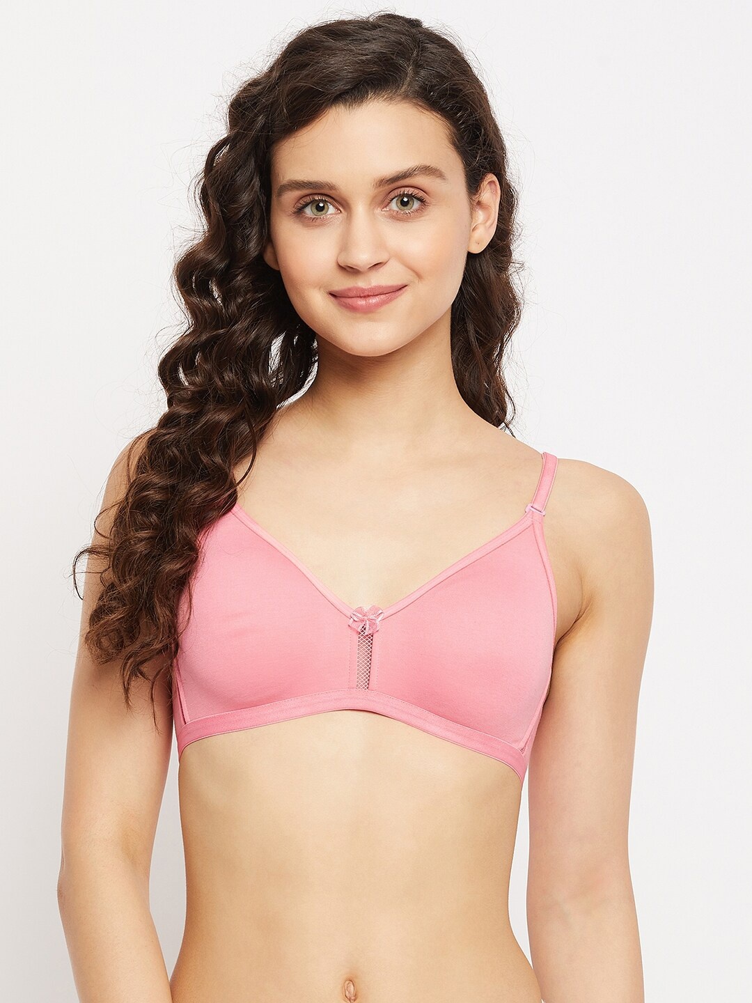 

Camey Coral Non Wired Non Padded Full Coverage Bra