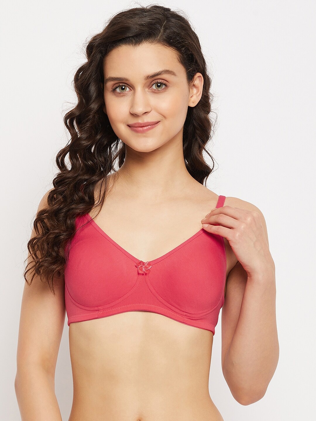 

Camey Maroon Non Wired Non Padded Full Coverage Bra