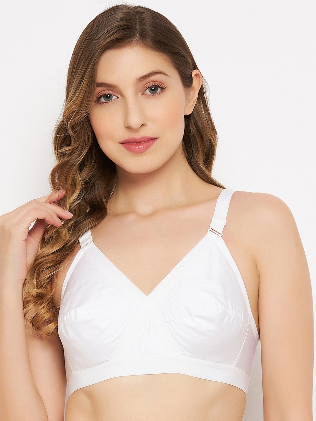 

Camey Women White Non Padded Non Wired Bra
