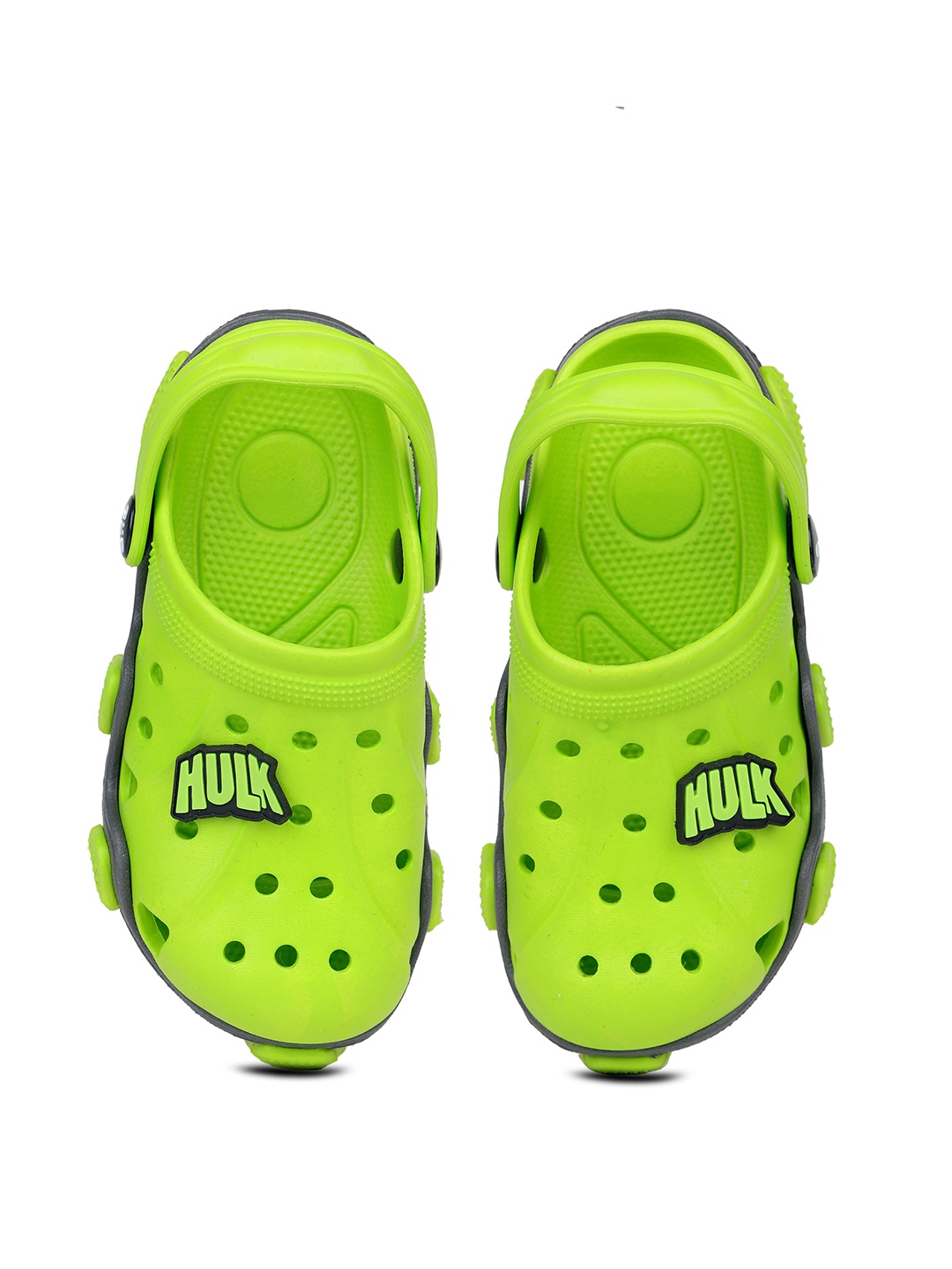 

toothless Boys Fluorescent Green & Grey Marvel Avengers Clogs