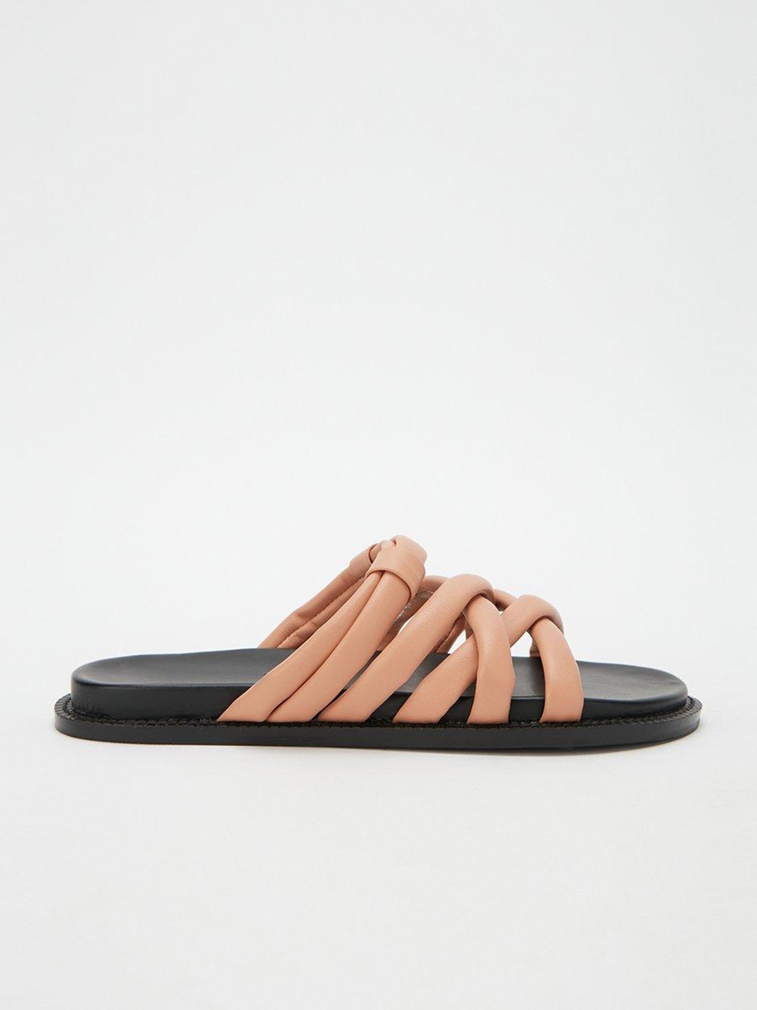 

DOROTHY PERKINS Women Criss-Cross Straps Open Toe Flats, Rose