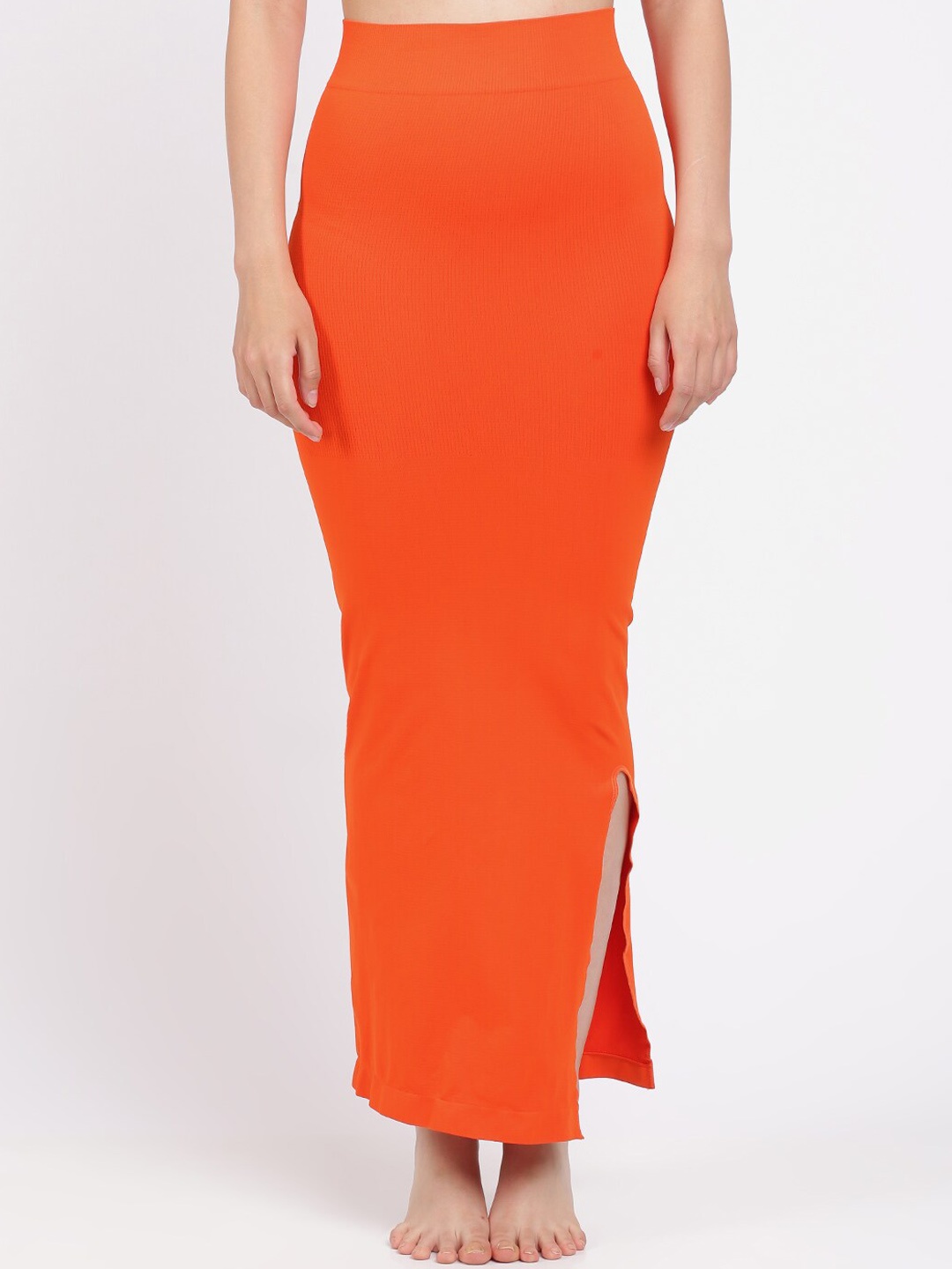 

RedRose Women Orange Saree Shape Wear