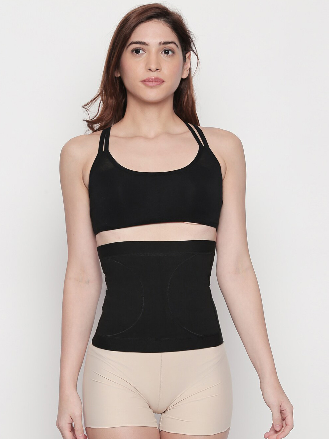 

RedRose Women Black Cotton Tummy Shaper