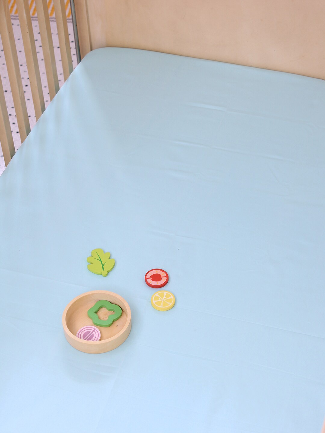 

House This Little Sailor Blue Cotton 180 TC Single Bedsheet, Navy blue