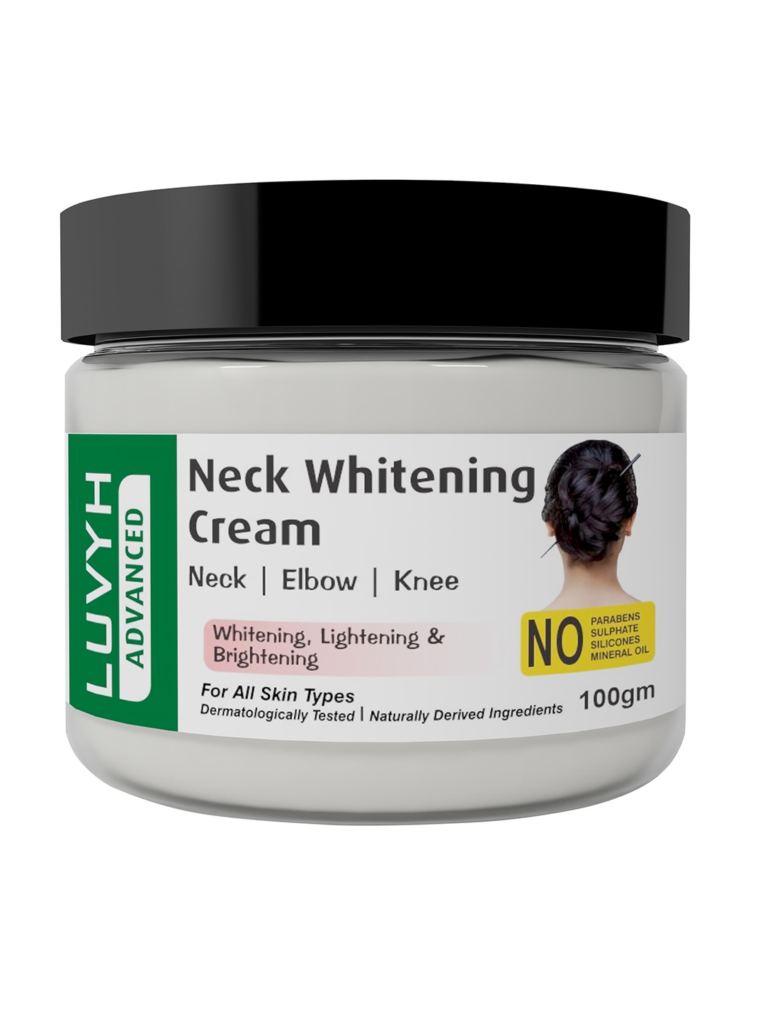 

LUVYH Neck Whitening Cream 100gm, White