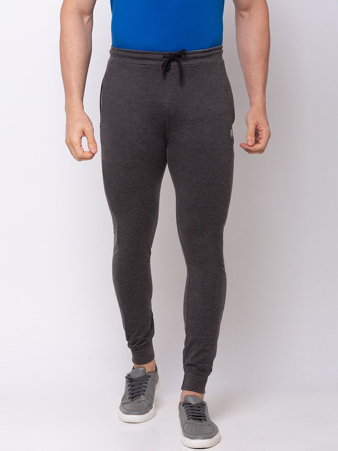 

Status Quo Men Cotton Joggers, Grey