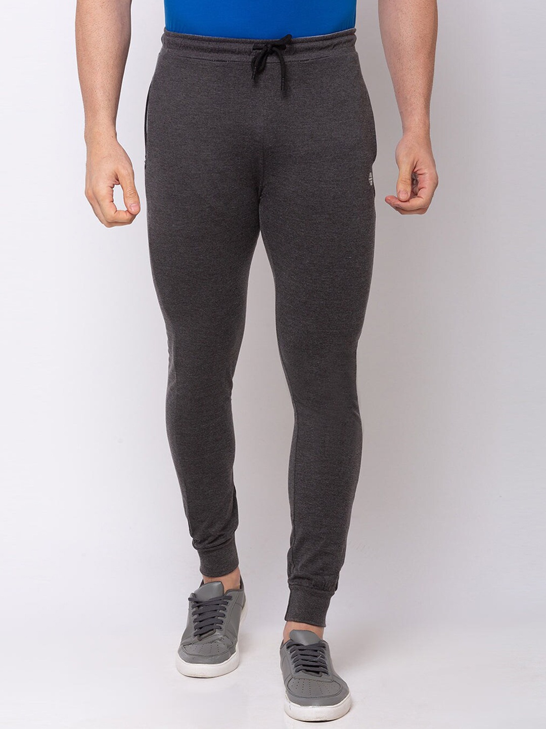 

Status Quo Men Cotton Track Pants, Grey
