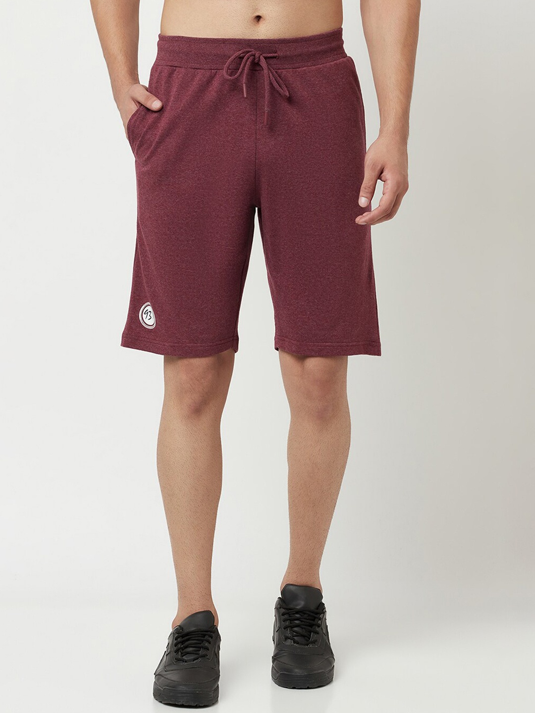 

HARBOR N BAY Men Running Sports Shorts, Maroon