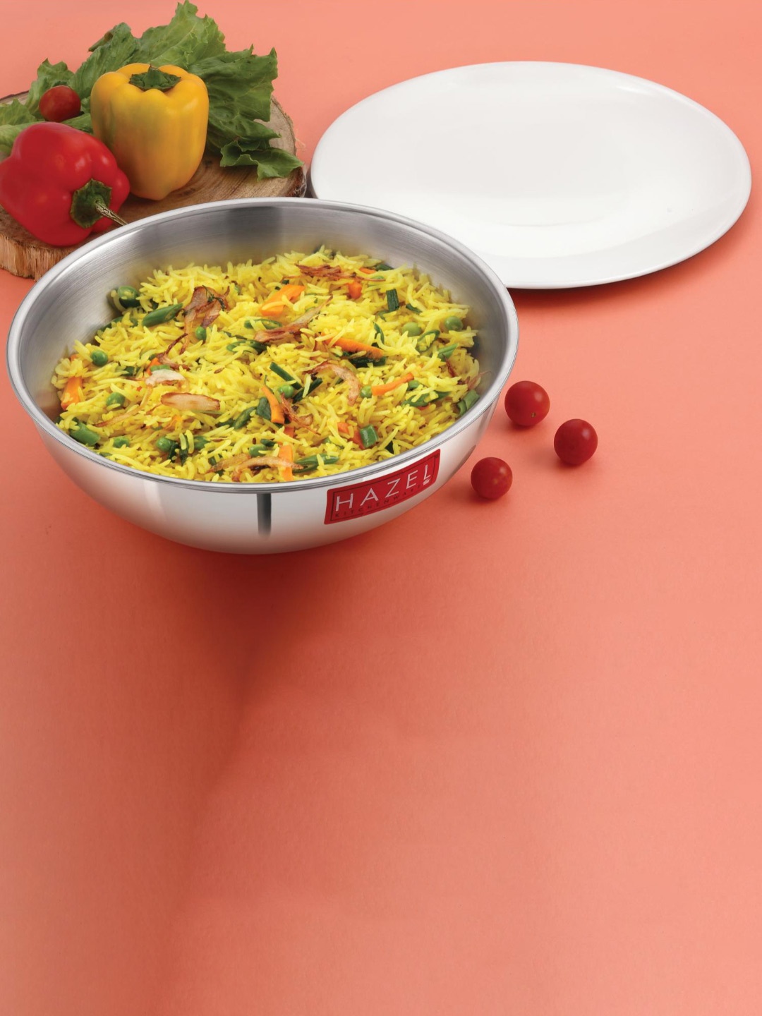 

HAZEL Tri-Ply Stainless Steel Induction Bottom Tasra 1.5 Ltrs, Silver
