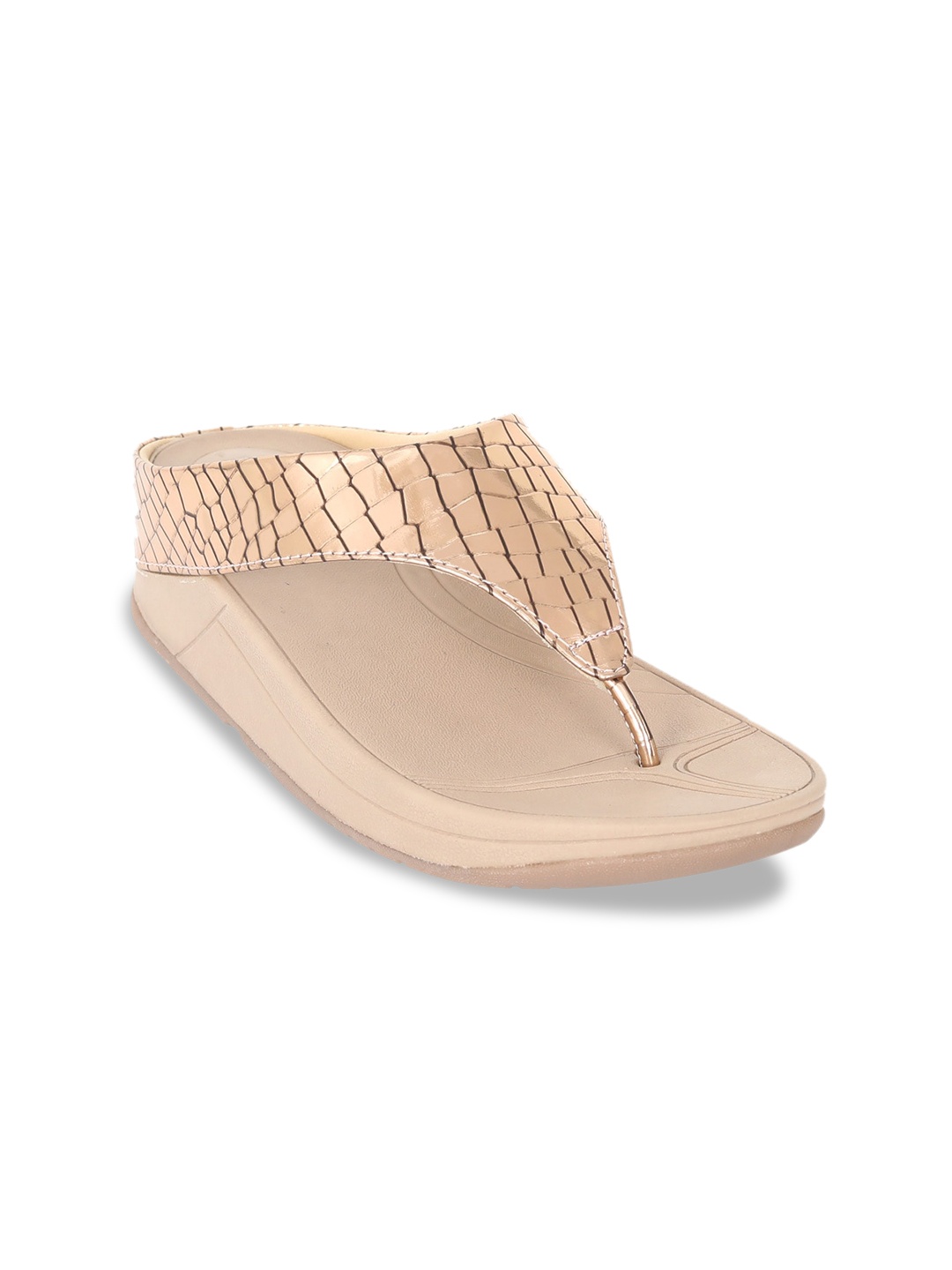 

Zyla Textured Wedge Heels, Rose gold