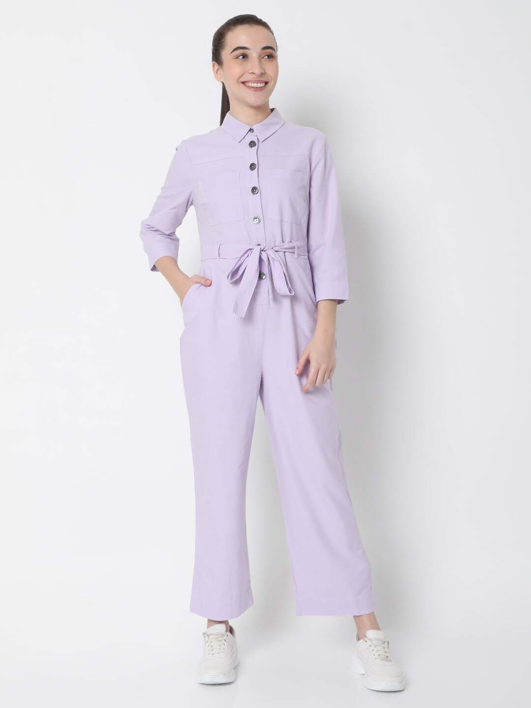 

Vero Moda Women Basic Jumpsuit, Purple