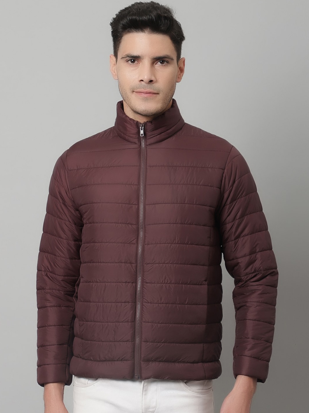 

Cantabil Men Lightweight Puffer Jacket, Maroon