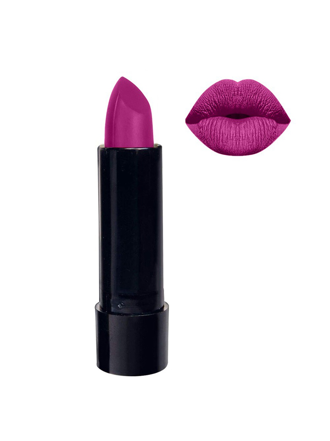 

krayons Cute Pop Matte Waterproof Longlasting Lipstick 3.5 gm - French Rose, Purple