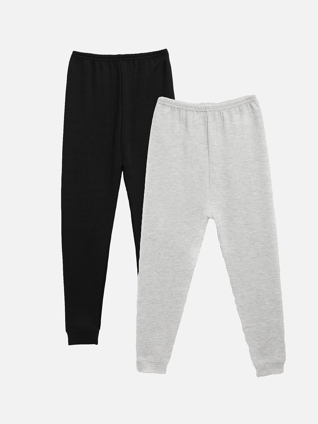 

Kanvin Boys Pack Of 2 Striped Thermal Bottoms, Black