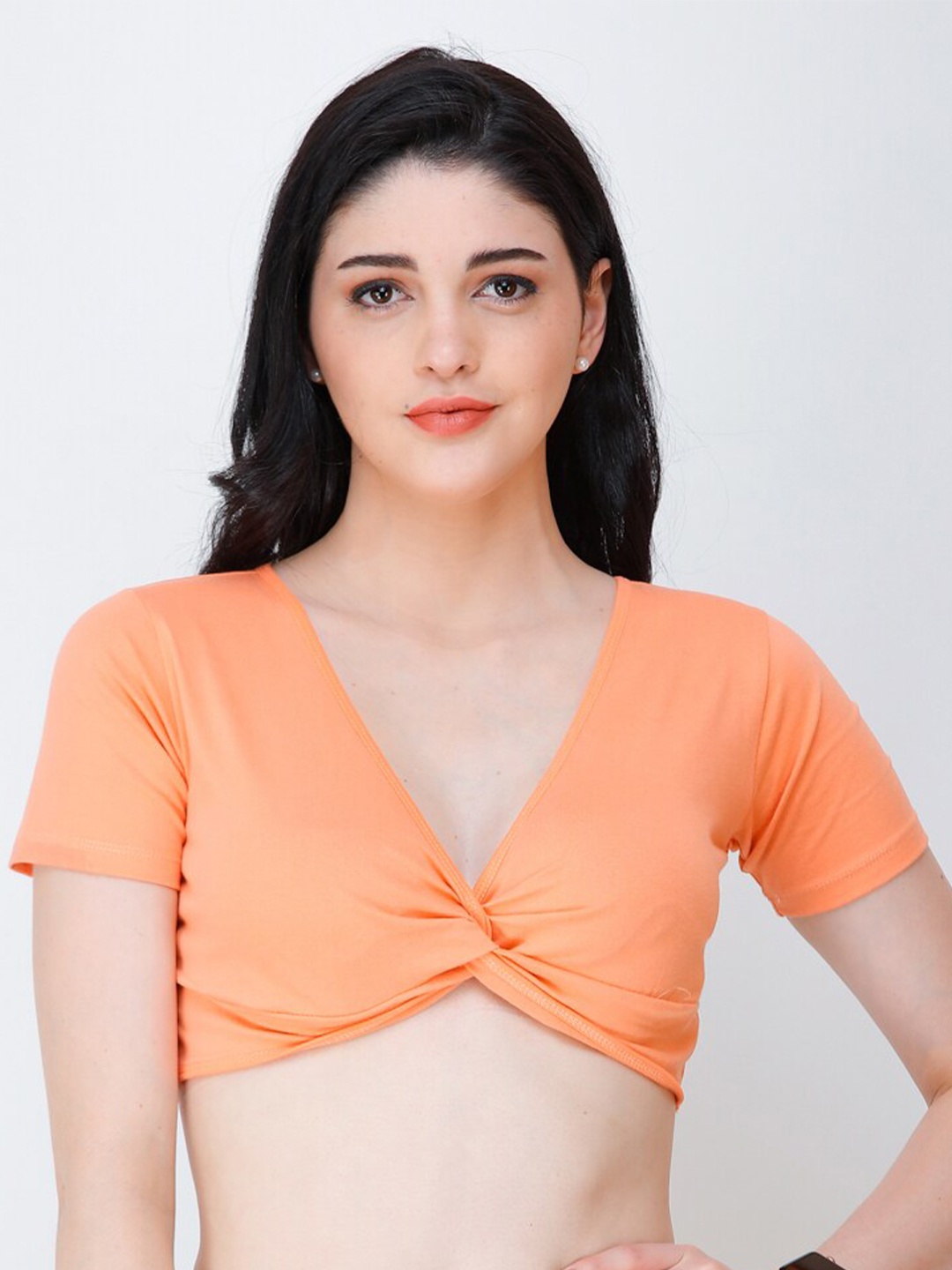 

Cation Crop Top, Orange