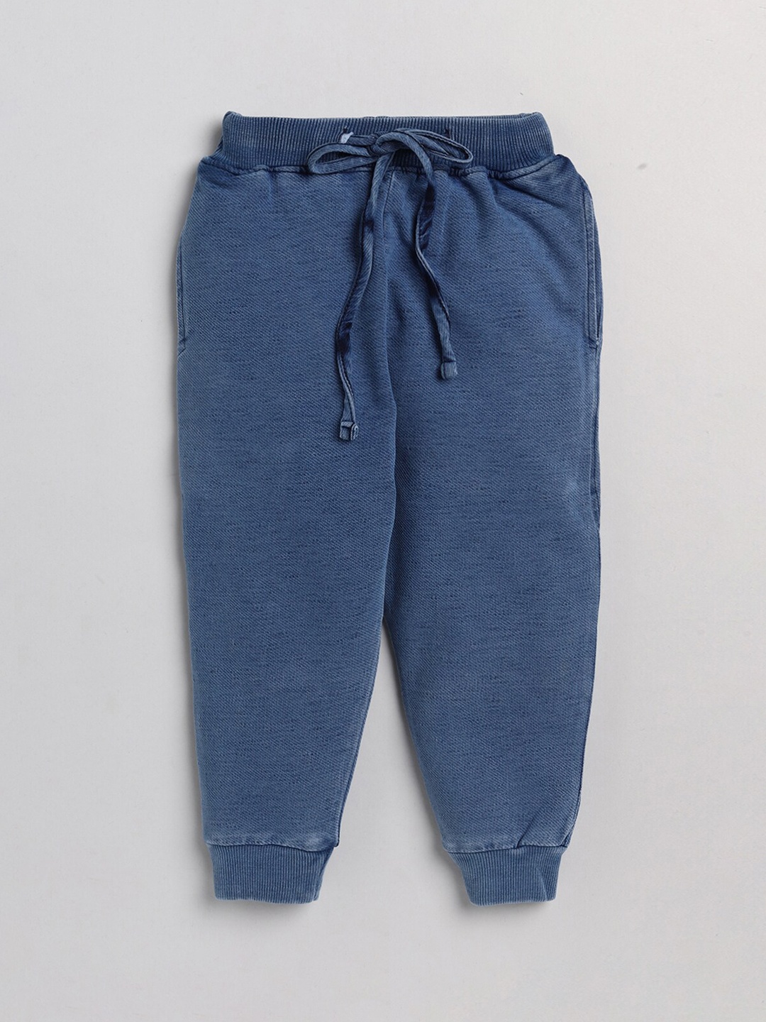 

AMUL Kandyfloss Kids Denim Cotton Joggers, Blue