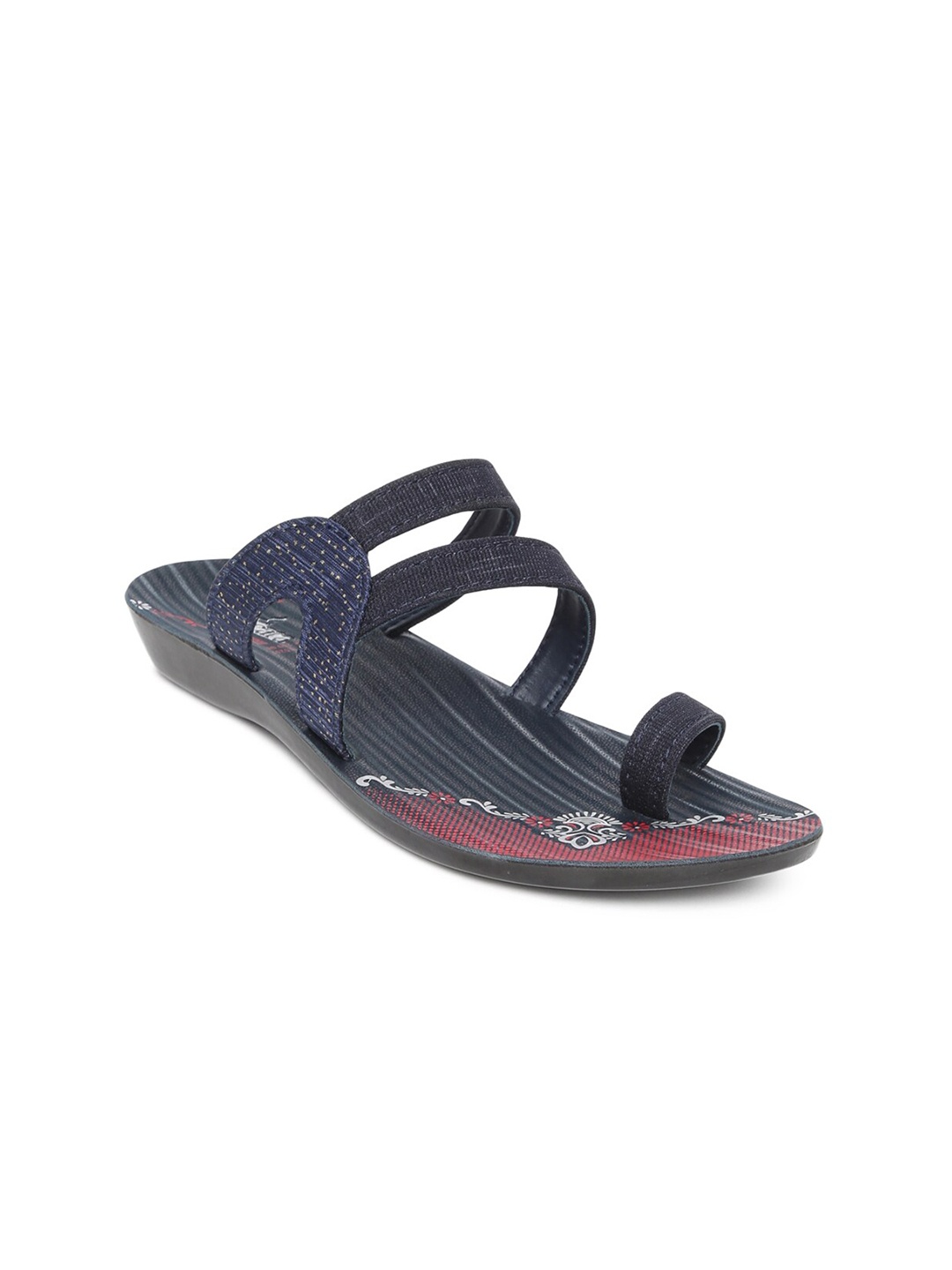 

Paragon Women Navy Blue One Toe Flats