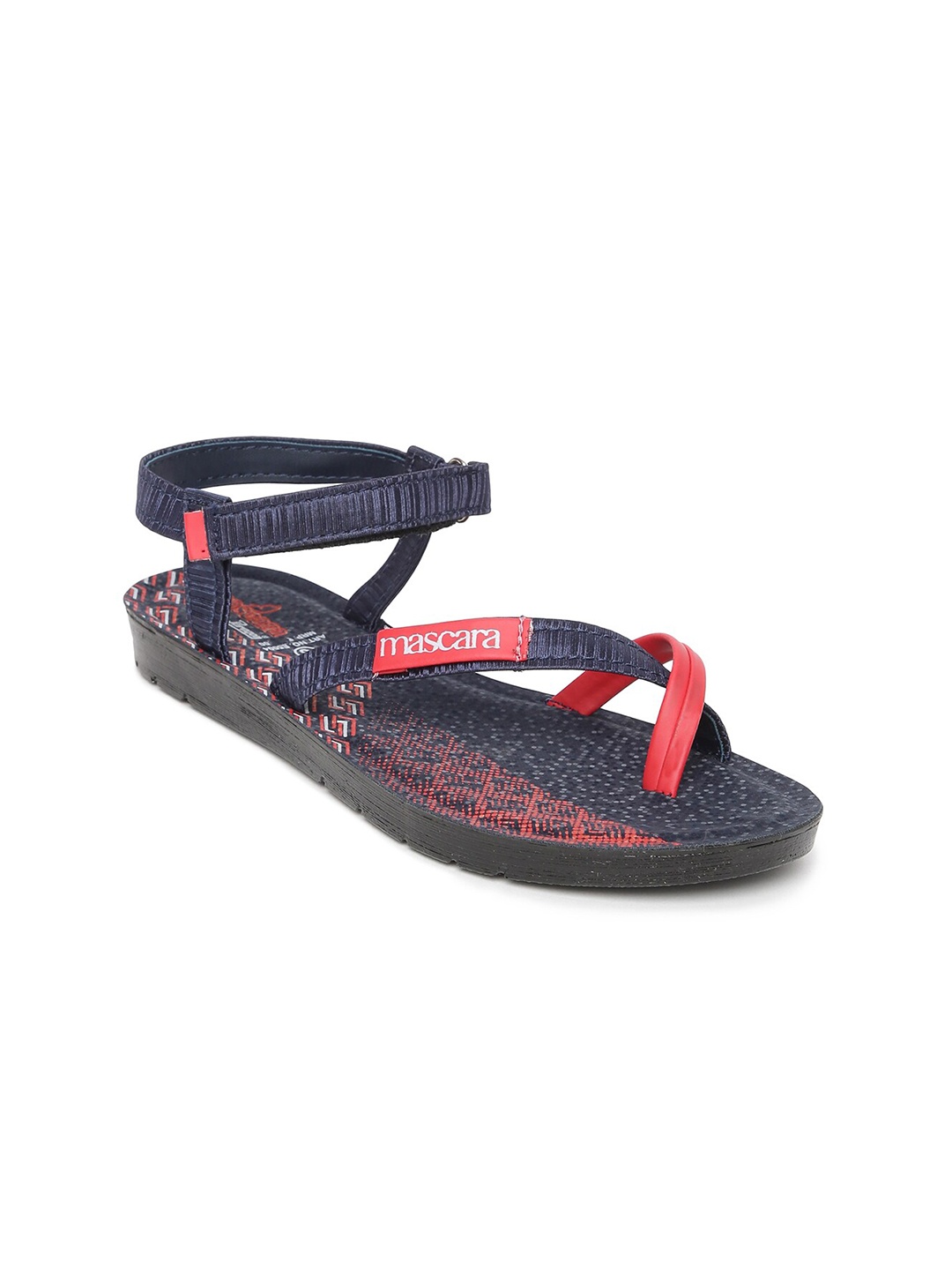 

Paragon Women Blue Colourblocked Open Toe Flats